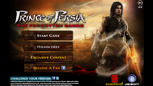Prince of Persia: The Forgotten Sands - Флеш игра