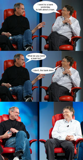 Обо всем - Билл Гейтс и Стив Джобс — exploitable